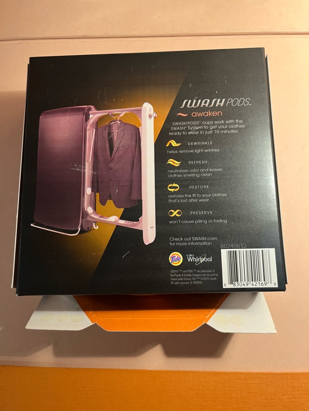 SWASH Pods Awaken Laundry Pods - TIDE New IN BOX - never used set of 2 - Picture 3 of 6